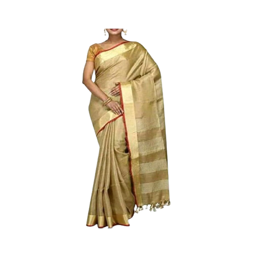 Khadi Linen Saree M J HANDLOOM