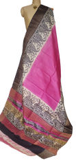 Pure Tussar Silk print saree