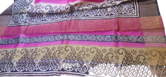 Pure Tussar Silk print saree