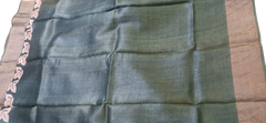 Pure Tussar Silk print saree