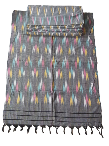 Ikkat Cotton Dupatta RAMAN