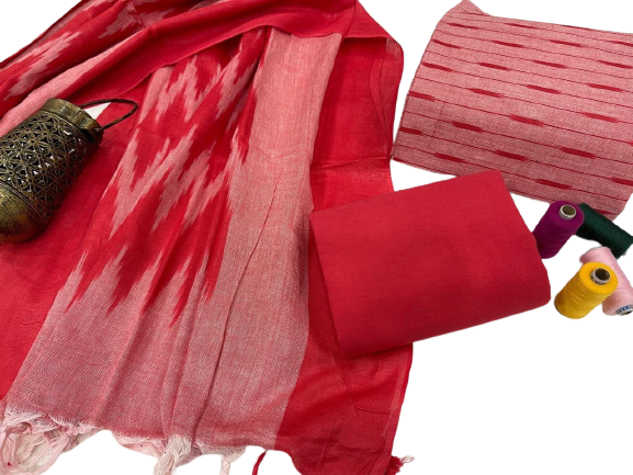 Ikkat Cotton Suit RAMAN