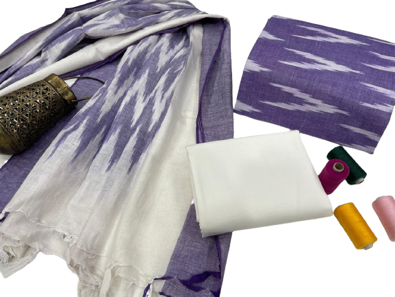 Ikkat Cotton Suit RAMAN