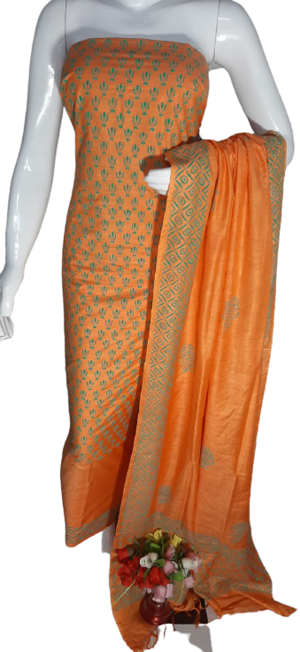 Soft Silk Suit M J HANDLOOM