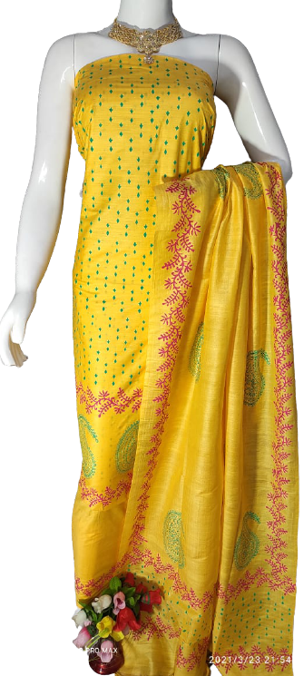 Soft Silk Suit M J HANDLOOM