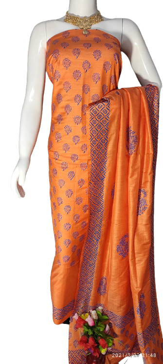 Soft Silk Suit M J HANDLOOM