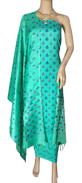 Soft Silk Suit M J HANDLOOM