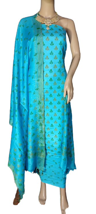 Soft Silk Suit M J HANDLOOM