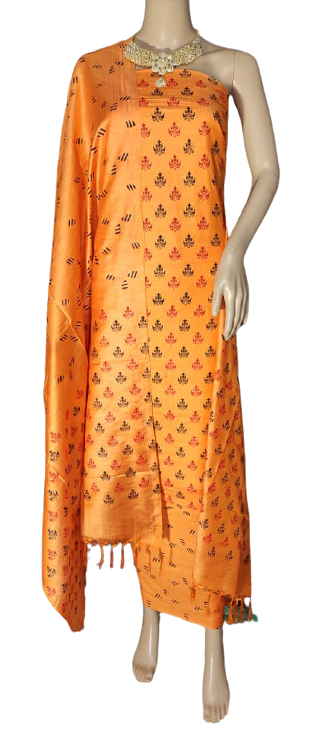Soft Silk Suit M J HANDLOOM
