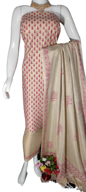 Soft Silk Suit M J HANDLOOM