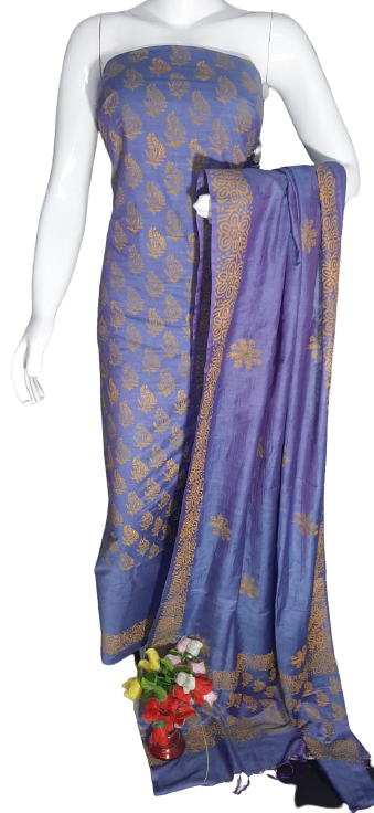 Soft Silk Suit M J HANDLOOM