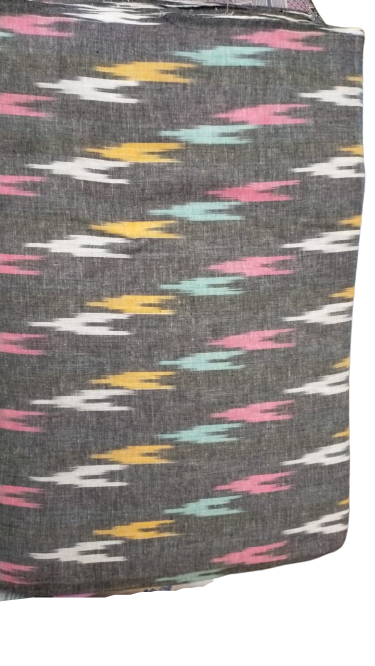 Ikkat Cotton Fabric RAMAN