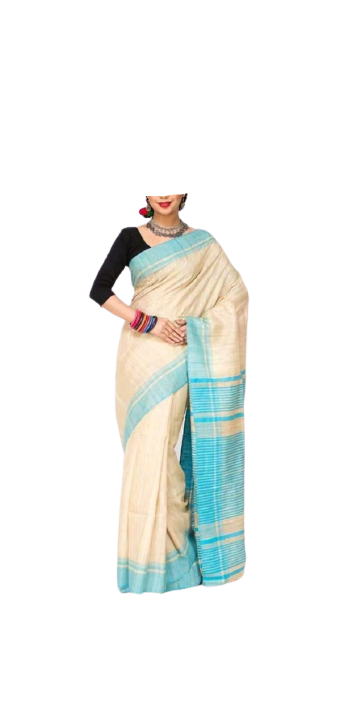 Pure Tussar Ghicha Silk Saree SILK ZONE