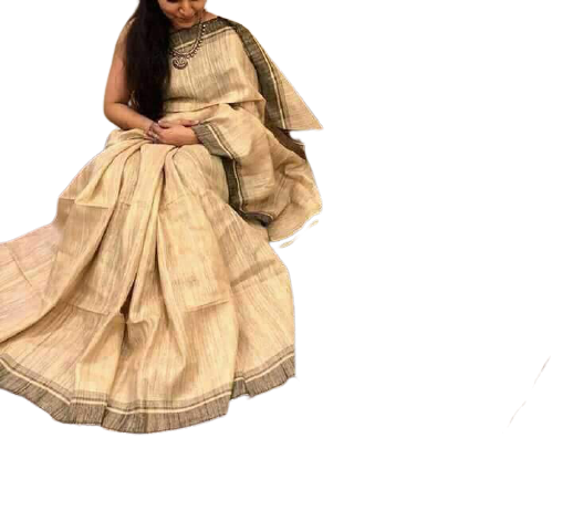 Pure Tussar Ghicha Silk Saree SILK ZONE