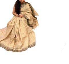 Pure Tussar Ghicha Silk Saree SILK ZONE