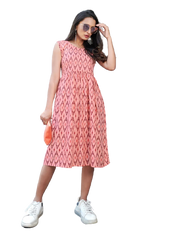 Ikkat Print Dress SHREE
