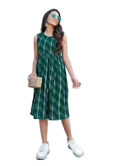 Ikkat Print Dress SHREE