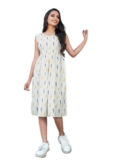 Ikkat Print Dress SHREE