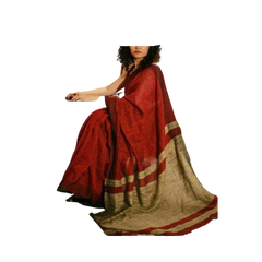 Pure Handloom Linen Saree SILK ZONE