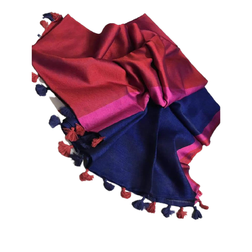 Pure Handloom Linen Saree SILK ZONE