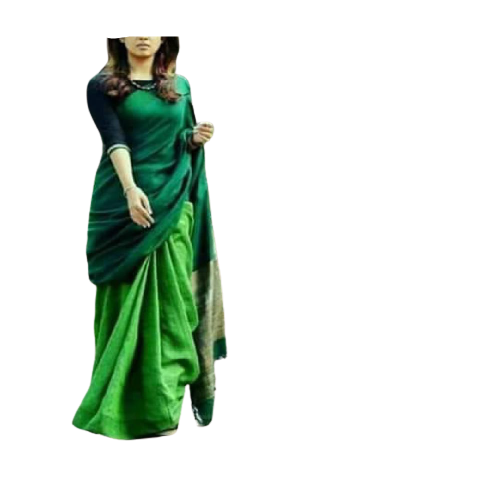 Pure Handloom Linen Saree SILK ZONE