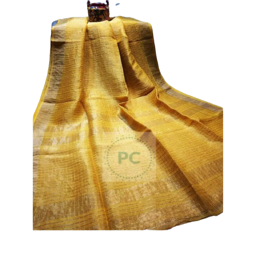 Pure Handloom Linen Saree SILK ZONE
