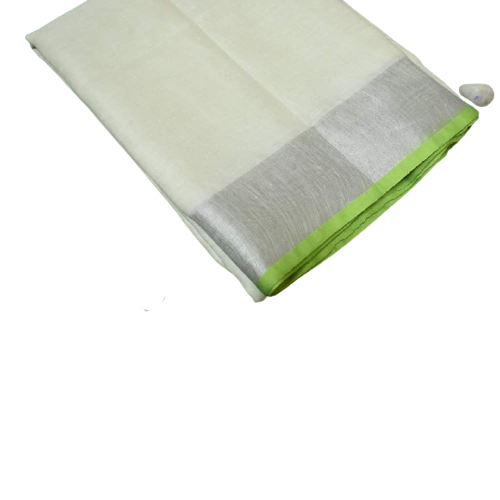 Pure Handloom Linen Saree SILK ZONE
