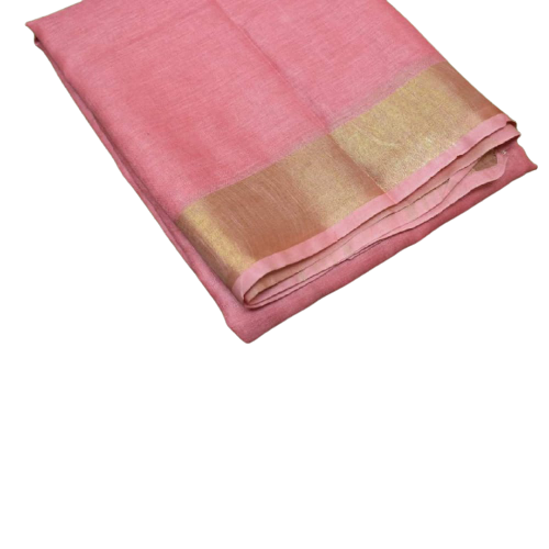 Pure Handloom Linen Saree SILK ZONE