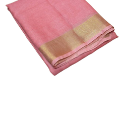 Pure Handloom Linen Saree SILK ZONE