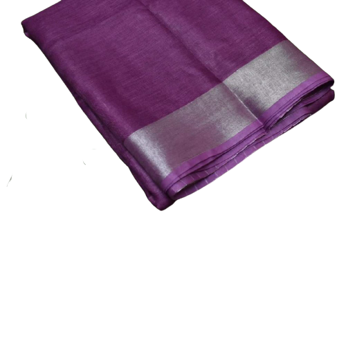 Pure Handloom Linen Saree SILK ZONE