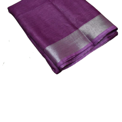 Pure Handloom Linen Saree SILK ZONE