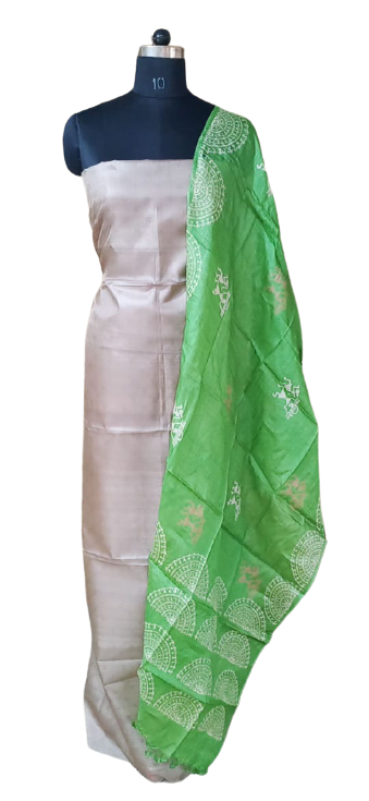 Tussar Silk Print Dupatta BASU