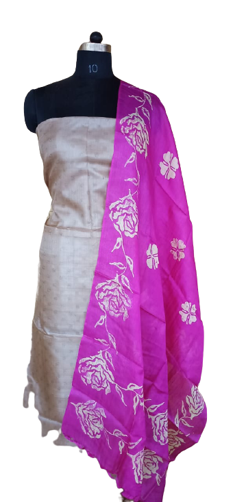 Tussar Silk Print Dupatta BASU