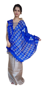 Tussar Silk Print Dupatta BASU