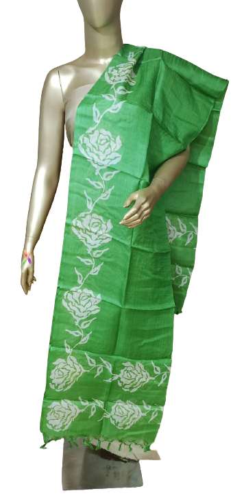 Tussar Silk Print Dupatta BASU