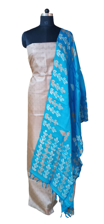 Tussar Silk Print Dupatta BASU