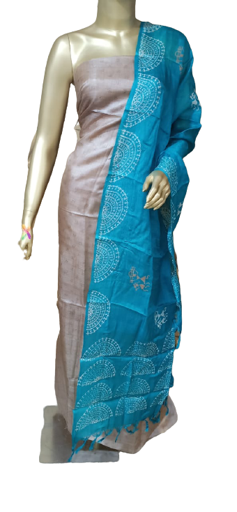 Tussar Silk Print Dupatta BASU