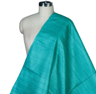 Tussar Ghicha Silk Fabric M J HANDLOOM