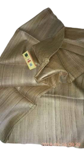 Tussar Ghicha Silk Fabric M J HANDLOOM