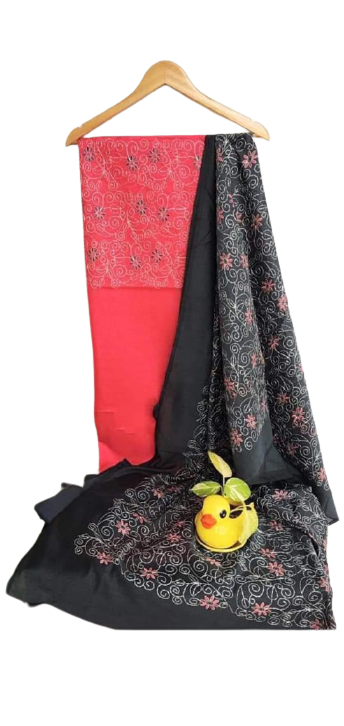 Soft Silk Embroidery Suit M J HANDLOOM