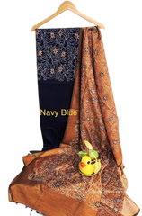 Soft Silk Embroidery Suit M J HANDLOOM