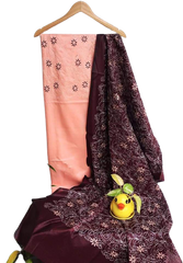 Soft Silk Embroidery Suit M J HANDLOOM