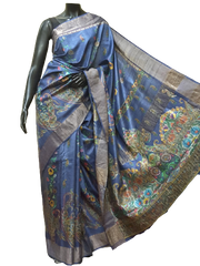Pure Tussar Silk print saree