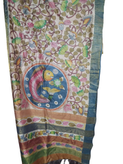 TUSSAR SILK PRINT SAREE