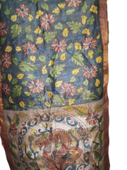 TUSSAR SILK PRINT SAREE