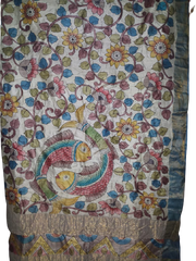 TUSSAR SILK PRINT SAREE