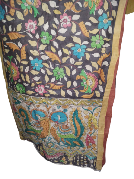 TUSSAR SILK PRINT SAREE