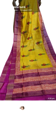 Pure Tussar Silk print saree