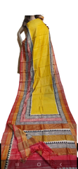 Pure Tussar Silk print saree