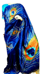 Murshidabad Silk Hand Painting Saree PLASH